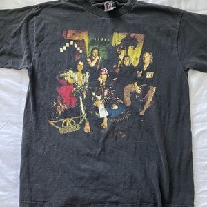 Original 1997 XL Vintage Aerosmith Band Tee Shirt